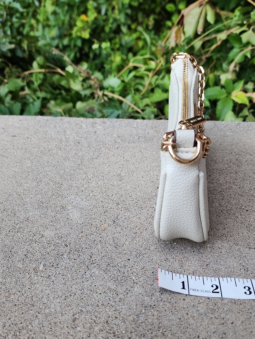Anne Klein Pebbled Mini Shoulder Bag with Gold Chain - Picture 5 of 16